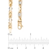 Thumbnail Image 2 of Men's Link Chain Necklace in 10K Two-Tone Gold - 22"