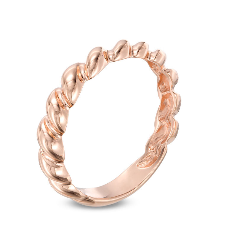 3.5mm Rope Band in 10K Rose Gold
