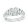 Thumbnail Image 0 of 7/8 CT. T.W. Diamond Engagement Band in 14K White Gold