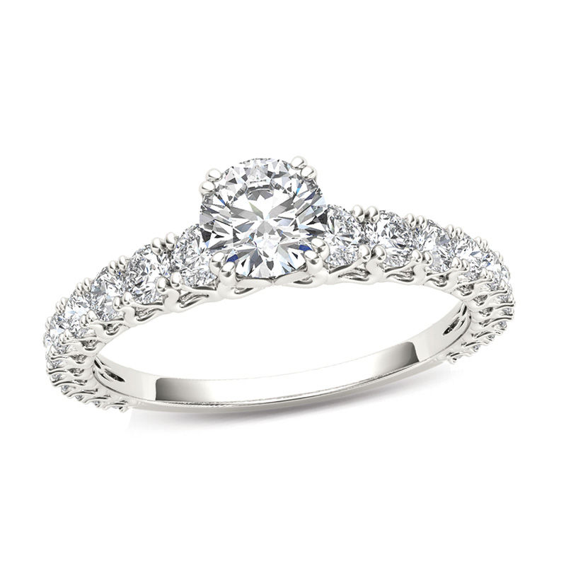 Main Image 1 of 1 CT. T.W. Diamond Engagement Ring in 14K White Gold