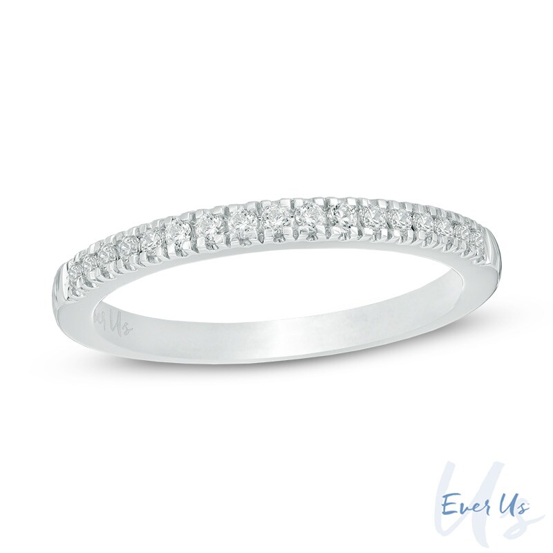 Main Image 1 of Ever Us™ 1/6 CT. T.W. Diamond Band in 14K White Gold