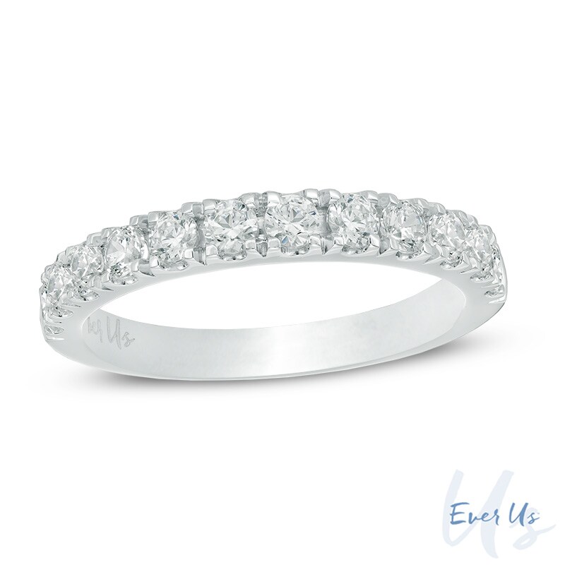 Main Image 1 of Ever Us™ 3/4 CT. T.W. Diamond Band in 14K White Gold