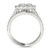 Thumbnail Image 2 of 2 CT. T.W. Multi-Diamond Cushion Frame Bridal Set in 14K White Gold