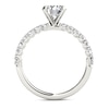 Thumbnail Image 2 of 1 CT. T.W. Diamond Engagement Ring in 14K White Gold