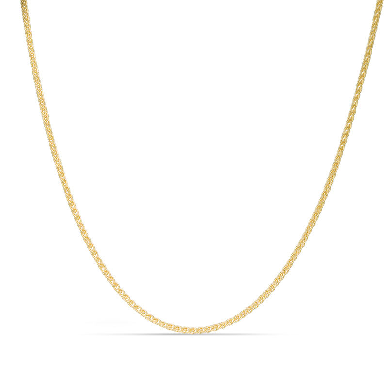 Main Image 1 of Men's 1.5mm Wheat Chain Necklace in 14K Gold - 30"