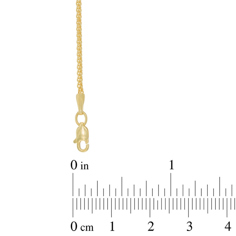 Main Image 2 of Men's 1.5mm Wheat Chain Necklace in 14K Gold - 30"