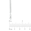 Thumbnail Image 2 of Men's 3.6mm Curb Chain Necklace in 14K White Gold - 30"