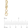 Thumbnail Image 1 of Diamond-Cut Oval Link Chain Bracelet in 10K Two-Tone Gold - 7.25"