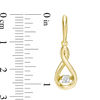 Thumbnail Image 2 of Diamond Accent Infinity Pendant and Drop Earrings Set in 10K Gold