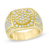Thumbnail Image 1 of 2 CT. T.W. Composite Diamond Cushion Frame Ring in 10K Gold