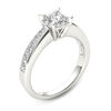 Thumbnail Image 2 of 1 CT. T.W. Princess-Cut Diamond Square Frame Engagement Ring in 14K White Gold