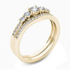 Thumbnail Image 1 of 1/2 CT. T.W. Diamond Five Stone Bridal Set in 14K Gold