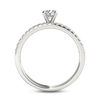 Thumbnail Image 2 of 3/4 CT. T.W. Diamond Bridal Set in 14K White Gold