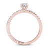 Thumbnail Image 3 of 3/4 CT. T.W. Diamond Bridal Set in 14K Rose Gold
