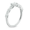 Thumbnail Image 2 of 3/4 CT. T.W. Emerald-Cut Diamond Engagement Band in 14K White Gold
