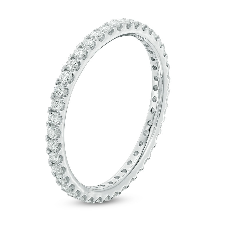 1/2 CT. T.W. Diamond Eternity Band in 14K White Gold