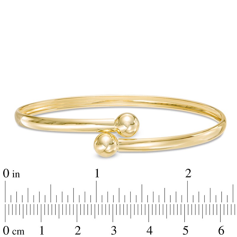 Main Image 2 of Slip-On Bypass Bangle in 10K Gold