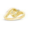 Thumbnail Image 2 of 1/2 CT. T.W. Diamond Past Present Future® Engagement Ring in 10K Gold