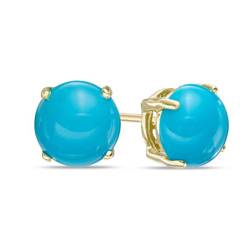 Beautiful earring Sale Gemstone earring Bezel set stud earring Malachite and Turquoise Earring Fashion Jewelry gift for her Charm