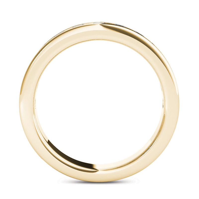 Main Image 3 of Men's 1 CT. T.W. Diamond Wedding Band in 14K Gold