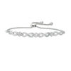 Thumbnail Image 0 of Diamond Accent Triple Infinity Bolo Bracelet in Sterling Silver - 9.5"