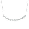 Thumbnail Image 1 of 1 CT. T.W. Multi-Diamond Flower Necklace in 10K White Gold