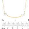 Thumbnail Image 2 of Curved Arrow Necklace in 10K Gold