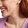 Thumbnail Image 2 of 2.0mm Diamond-Cut Tube Hoop Earrings in 14K Gold