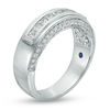 Thumbnail Image 1 of Vera Wang Love Collection Men's 1 CT. T.W. Diamond Nine Stone Wedding Band in 14K White Gold