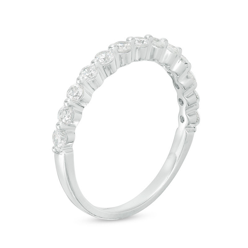Main Image 2 of 1/2 CT. T.W. Diamond Band in 14K White Gold