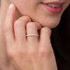 Thumbnail Image 3 of 1/2 CT. T.W. Diamond Band in 14K White Gold