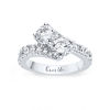 Thumbnail Image 1 of Ever Us® 3 CT. T.W. Two-Stone Diamond Bypass Ring in 14K White Gold