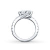 Thumbnail Image 1 of Ever Us® 2-1/2 CT. T.W. Two-Stone Diamond Bypass Ring in 14K White Gold