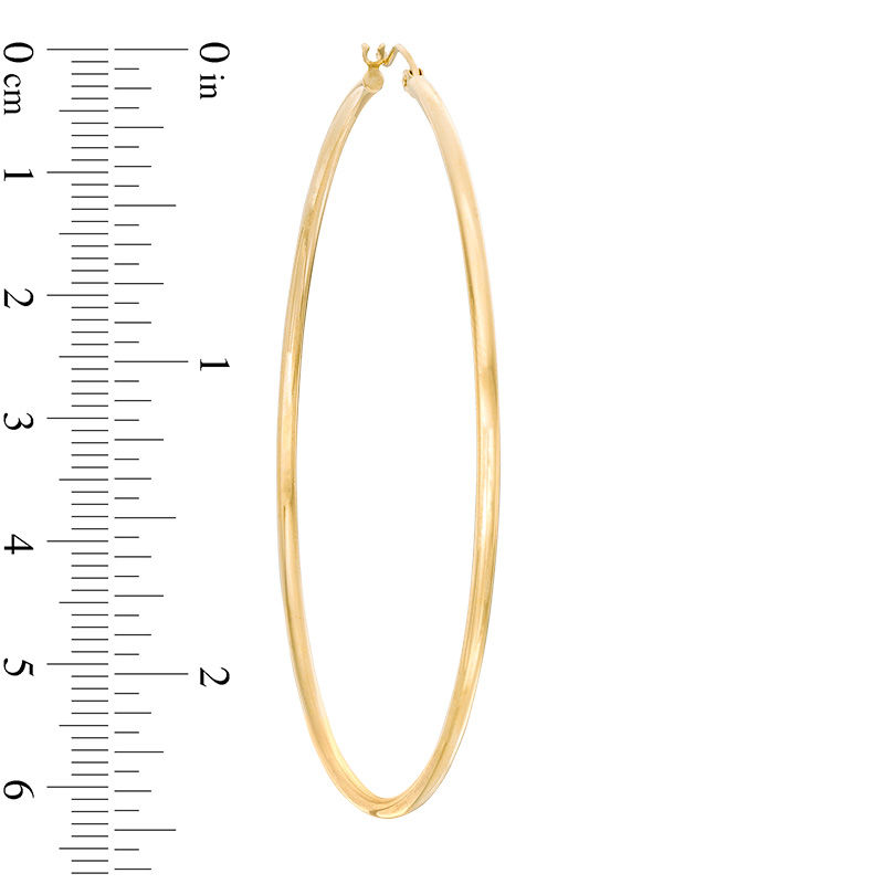 65.0mm Hoop Earrings in 14K Gold