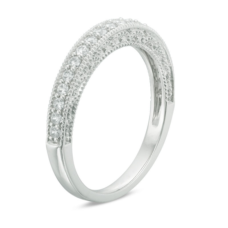 1/6 CT. T.W. Diamond Band in 10K White Gold