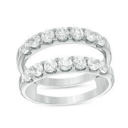 1-1/2 CT. T.W. Certified Diamond Solitaire Enhancer in 14K White Gold