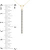 Thumbnail Image 2 of Line of Love™ 1/2 CT. T.W. Diamond Pendant in 10K Gold