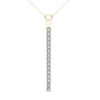 Thumbnail Image 1 of Line of Love™ 3/4 CT. T.W. Diamond Pendant in 10K Gold