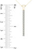 Thumbnail Image 2 of Line of Love™ 3/4 CT. T.W. Diamond Pendant in 10K Gold