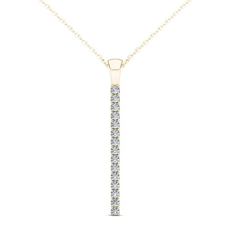 Line of Love™ 1/4 CT. T.W. Diamond Pendant in 10K Gold