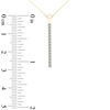 Thumbnail Image 1 of Line of Love™ 1/4 CT. T.W. Diamond Pendant in 10K Gold