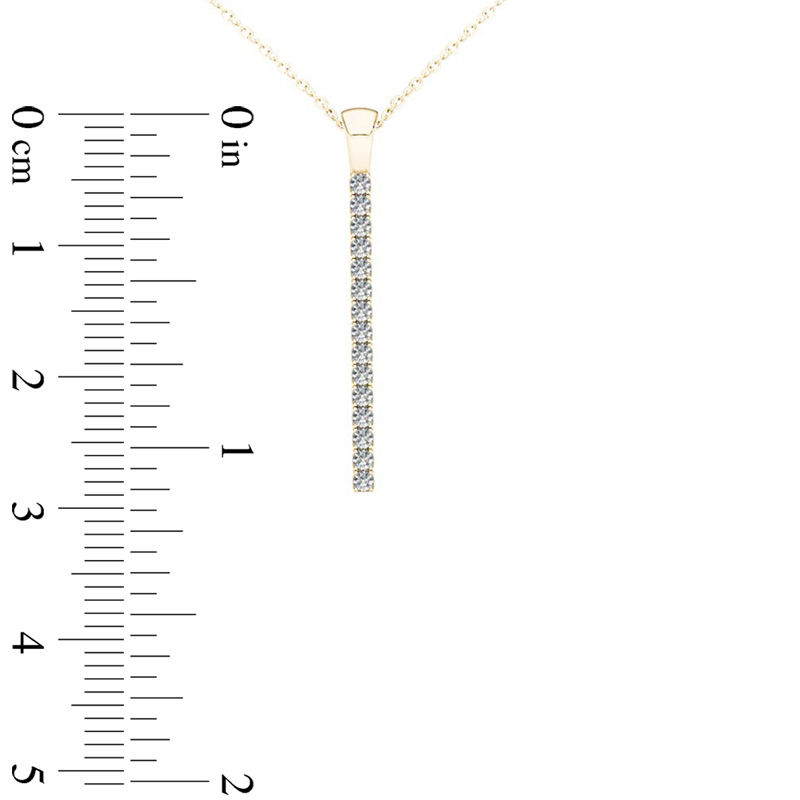 Line of Love™ 1/4 CT. T.W. Diamond Pendant in 10K Gold