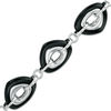 Thumbnail Image 1 of Onyx Bracelet in Sterling Silver - 9.5"