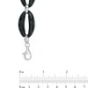 Thumbnail Image 2 of Elongated Onyx Bracelet in Sterling Silver - 7.5"