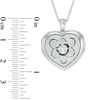 Thumbnail Image 2 of Diamond Accent Vintage-Style Heart Locket in Sterling Silver