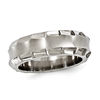 Thumbnail Image 1 of Edward Mirell Men's 8.0mm Concave Textured Edge Wedding Band in Titanium