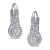 Thumbnail Image 0 of 1/4 CT. T.W. Composite Diamond Vintage-Style Drop Earrings in Sterling Silver