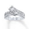 Thumbnail Image 2 of Ever Us® 3 CT. T.W. Two-Stone Diamond Bypass Ring in 14K White Gold (H-I/I2)