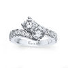 Thumbnail Image 0 of Ever Us® 2-1/2 CT. T.W. Two-Stone Diamond Bypass Ring in 14K White Gold (H-I/I2)
