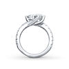 Thumbnail Image 1 of Ever Us® 2-1/2 CT. T.W. Two-Stone Diamond Bypass Ring in 14K White Gold (H-I/I2)
